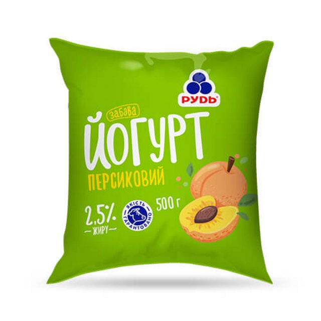 Йогурт питний УГРИНІВМОЛОКО персик, 2,5%, 500 г